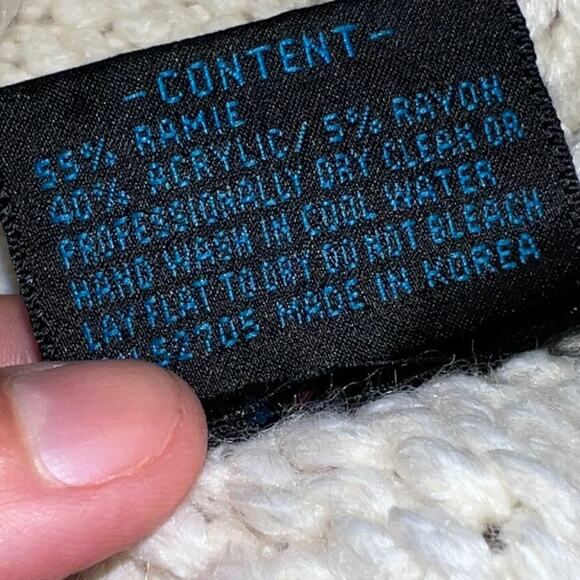 90s California Poppy Heart Knit Sweater Vest – Fair Condition, Pullover - Picture 7 of 10